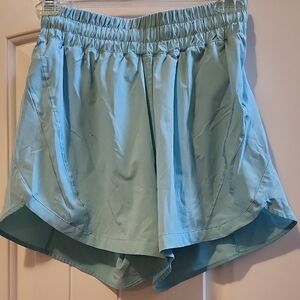 Lululemon Aqua Athletic Shorts